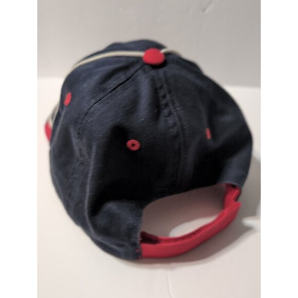 AC Delco Embroidered Strap Back Baseball Cap Hat Cotton Red White Blue - Picture 5 of 10